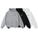 Nike Hoodie Black Cotton