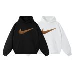 Nike Hoodie Black Cotton