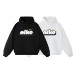 Nike Hoodie Black Cotton