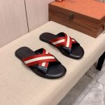 Bally Cowhide Slippers