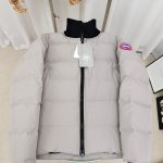 Canada Goose Graphite Down Jacket For Autumn