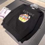 Loewe Fleece Hoodies For Autumn