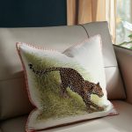 HermÃ¨s Brocade Throw Pillow