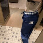 Burberry Plaid Jeans