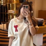 Ami Cotton Short-Sleeved T-Shirt