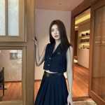 Dior Denim Midi Skirt