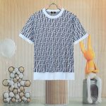 Fendi Breathable Fabric Short-Sleeved T-Shirt