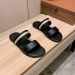 Bally Cowhide Slippers