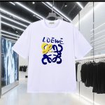 Loewe Suede Short-Sleeved T-Shirt