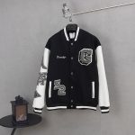 Givenchy Leather Baseball Uniform