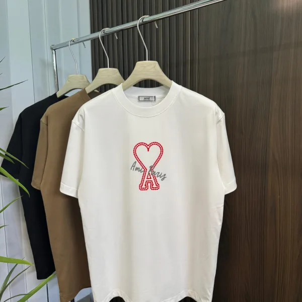 Ami Cotton Short Sleeves For Autumn