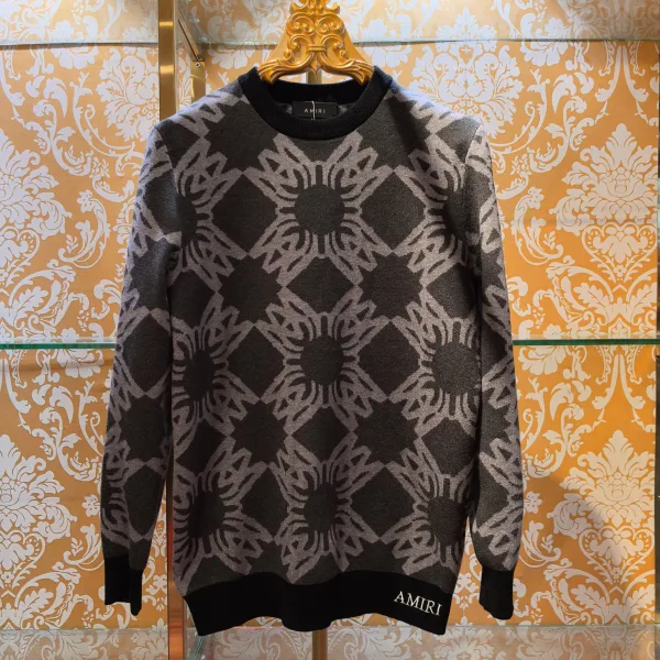 Ami Cotton Long-Sleeved Sweater For Autumn