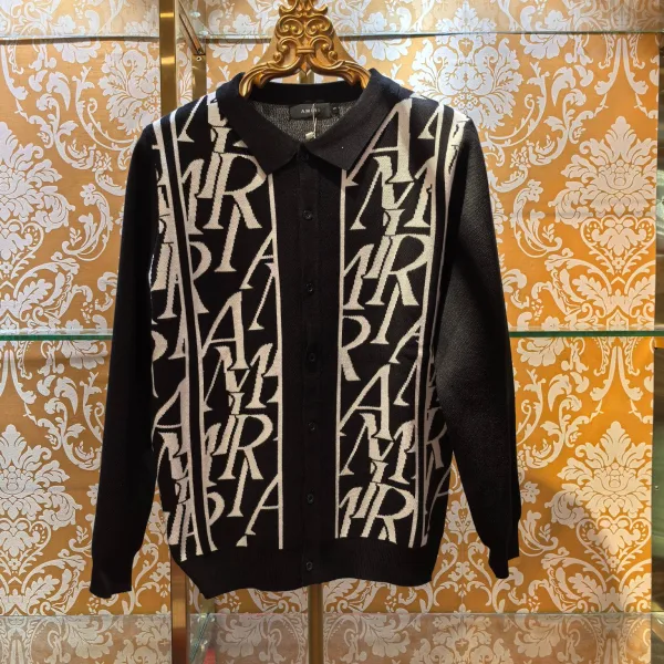 Ami Cotton Long-Sleeved Sweater For Autumn