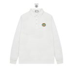 Gucci Cotton Long-Sleeved Polo Shirt