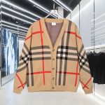 Burberry Plaid Long-Sleeved Shirts For Fall
