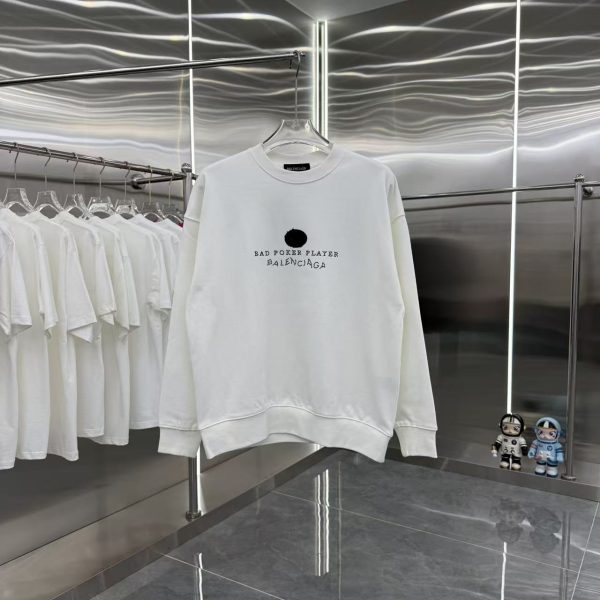 Balenciaga Stone Long-Sleeved Sweatshirt For Autumn