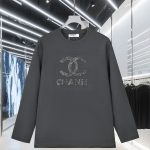 Chanel Cotton Long-Sleeved T-Shirt For Fall