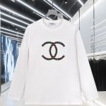 Chanel Cotton Long-Sleeved T-Shirt For Fall