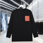 Loewe Knit Fabric Long-Sleeved Shirts For Autumn