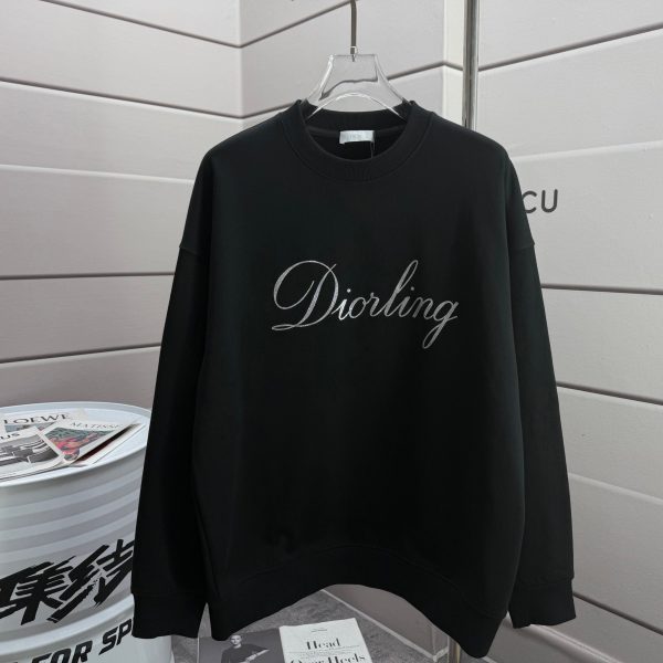 Dior Gold Long-Sleeved Sweatshirt For Autumn