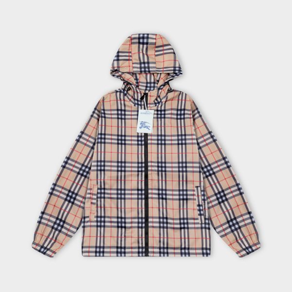 Burberry Plaid Trench Coat For Fall