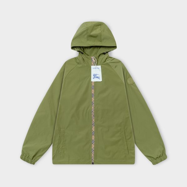 Burberry Plaid Trench Coat For Fall