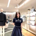 Dior Cashmere Short Sleeves For Early Spring
