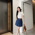 Loewe Denim Short-Sleeved Shirts For Summer