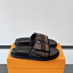 Louis Vuitton Canvas Slippers For Summer
