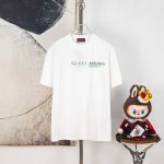 Gucci Suede Short-Sleeved T-Shirt