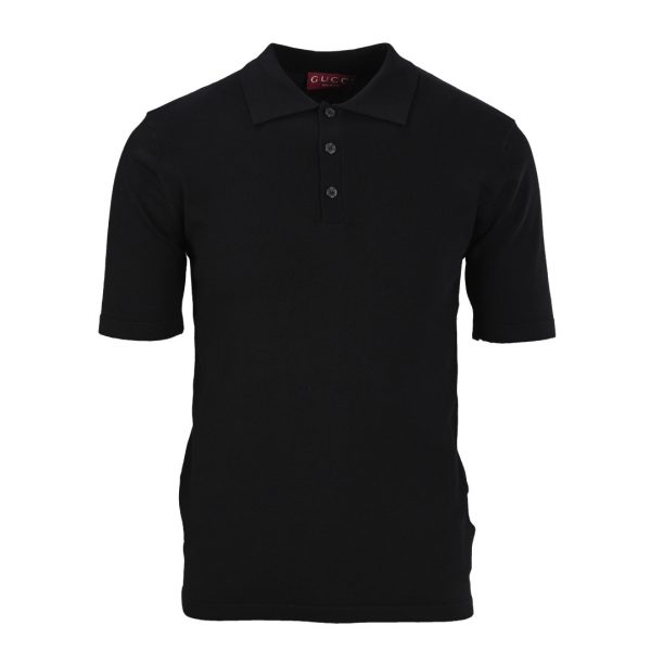 Gucci Wool Short-Sleeved Polo Shirt