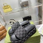 Gucci Jacquard Slippers