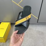 Fendi Cowhide Slippers For Summer