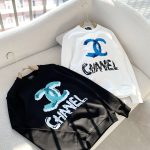 Chanel Cotton Long-Sleeved Sweatshirt For Fall