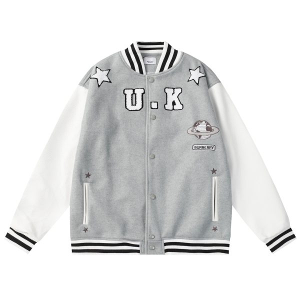 Burberry Leather Baseball Uniform