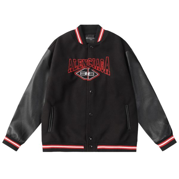 Balenciaga Leather Baseball Uniform