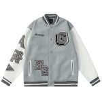 Givenchy Leather Baseball Uniform