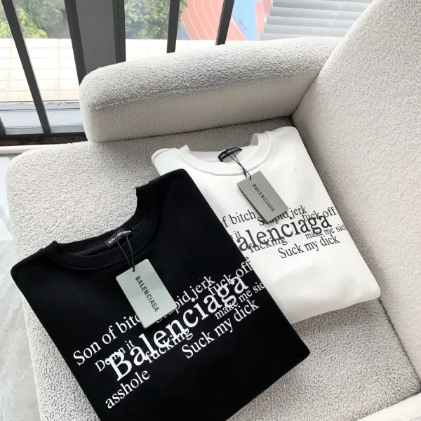 Balenciaga Cotton Long-Sleeved Sweatshirt For Fall