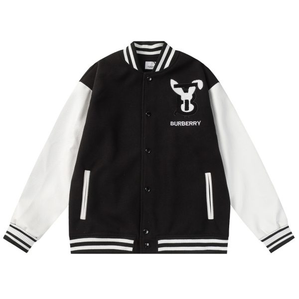 Burberry Leather Baseball Uniform