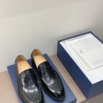 Dior Canvas Leather Shoes