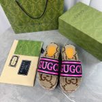 Gucci Jacquard Slippers