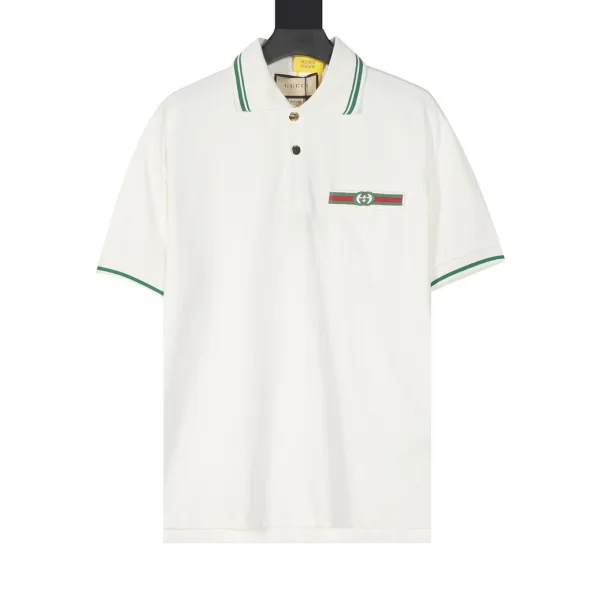 Gucci Cotton Short-Sleeved Polo Shirt