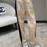 Burberry Plaid Trousers