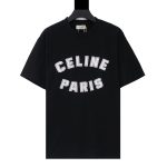 Celine Cotton Short-Sleeved T-Shirt For Summer