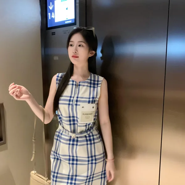 Burberry Leather Dress For Early Spring