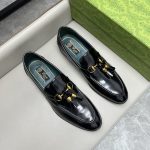 Gucci Denim Leather Shoes