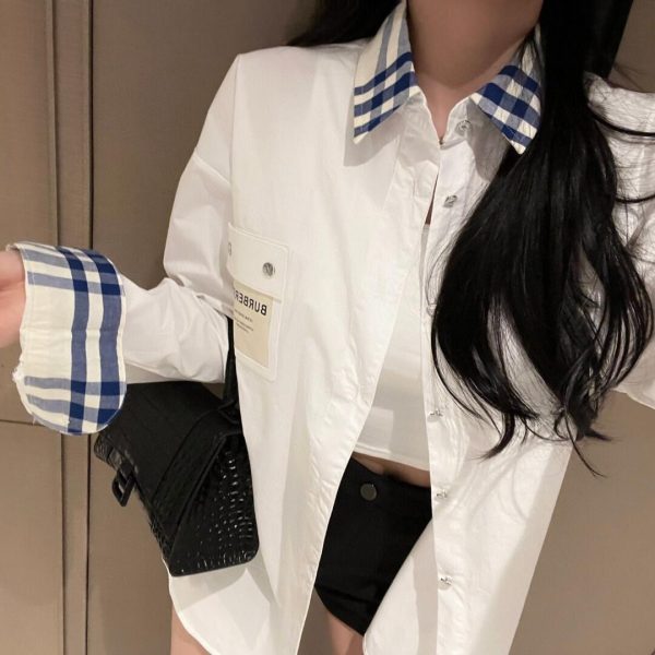 Burberry Plaid Shirt For Summer