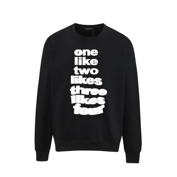 Balenciaga Heavyweight Fabric Long-Sleeved Sweatshirt