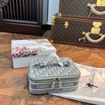Dior Canvas Makeup Bag