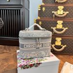 Dior Canvas Makeup Bag